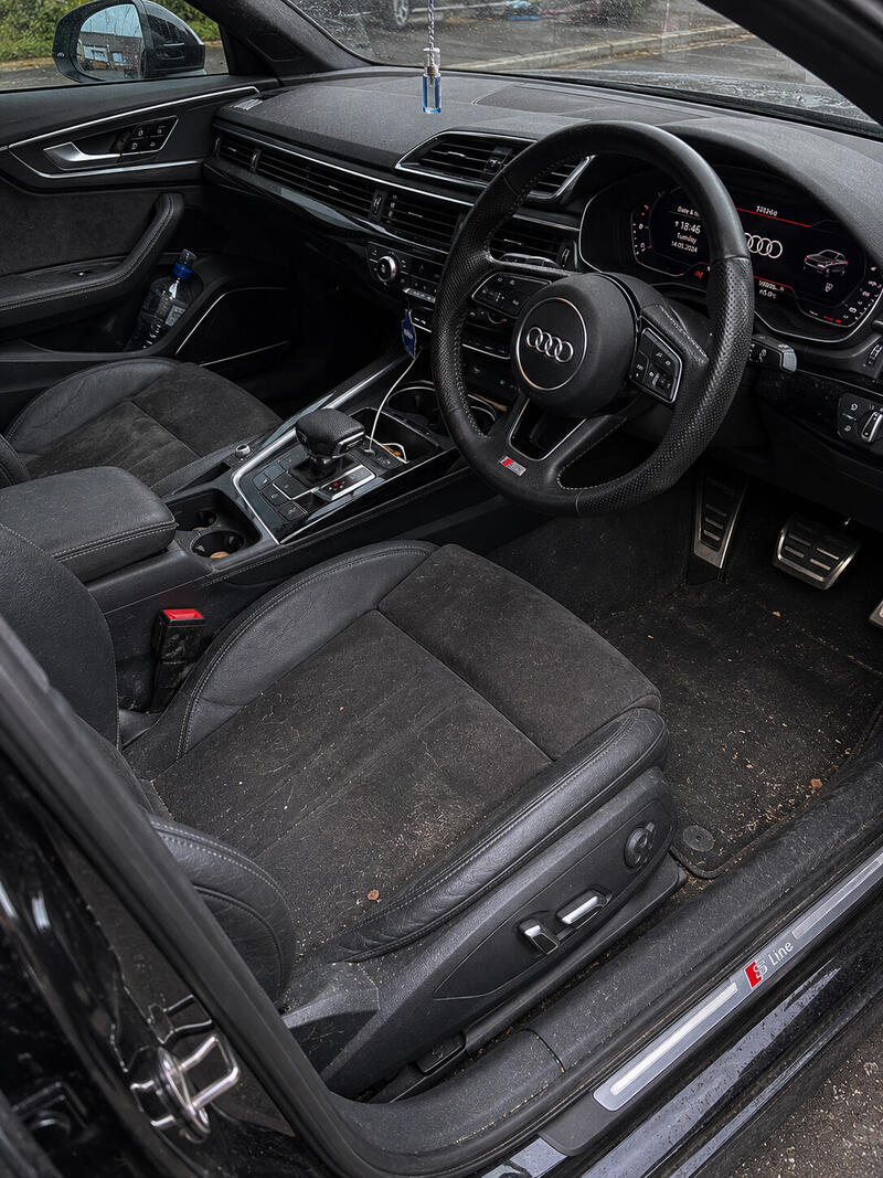 Audi Q5 interior before