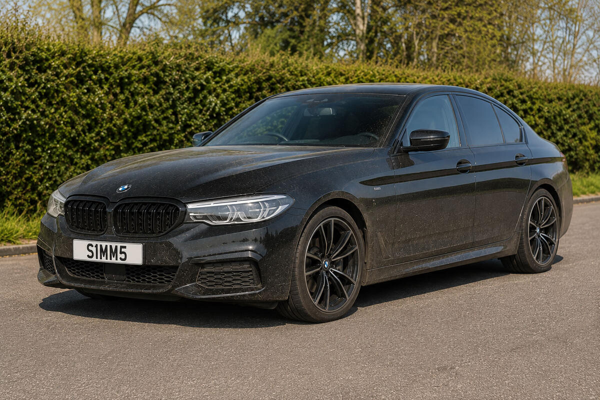 BMW before detailing